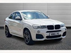 White Used 2016 BMW X4 M Sport SUV | £16,490 (Fair price)