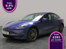 Blue Used 2021 Tesla Model 3 Long Range Sedan | £18,410 (Fair price)