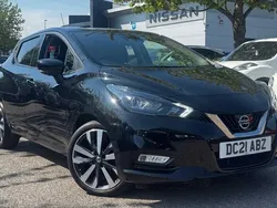 Black Used 2021 Nissan Micra Tekna Hatchback | £12,220 (Fair price)