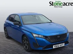 Blue Used 2022 Peugeot 308 Allure Premium Hatchback | £17,995 (Fair price)