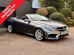 Grey Used 2016 Mercedes E220 AMG line Cabriolet | £10,950 (Fair price)
