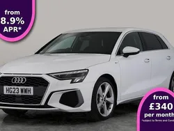 White Used 2023 Audi A3 Sportback S-Line Hatchback | £24,193 (Fair price)