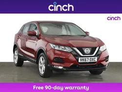 Red Used 2017 Nissan Qashqai Acenta SUV | £8,749 (Good price)