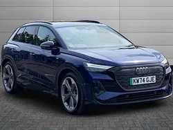 Navarra blue Used 2024 Audi Q4 e-tron Black Edition SUV | £33,295 (Expensive)