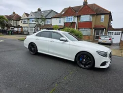 White Used 2016 Mercedes E220 AMG line Sedan | £8,000