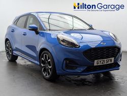 Blue Used 2021 Ford Puma ST-Line X Hatchback | £13,450 (Fair price)
