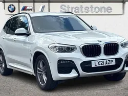 White Used 2021 BMW X3 M Sport SUV | £30,395 (Super price)