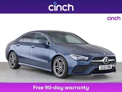 Blue Used 2022 Mercedes CLA180 AMG Line Premium Plus Sedan | £22,599 (Fair price)