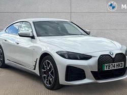 White Used 2025 BMW i4 M Sport Sedan | £39,098 (Fair price)