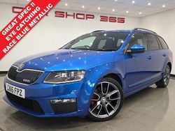 Blue Used 2016 Skoda Octavia vRS Estate | £10,390 (Fair price)