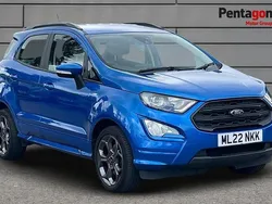 Blue Used 2022 Ford Ecosport ST-Line SUV | £13,995 (Fair price)