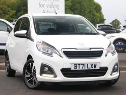 White Used 2021 Peugeot 108 Collection Hatchback | £8,788 (Fair price)
