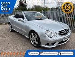 Silver Used 2008 Mercedes CLK200 Cabriolet | £5,995 (Expensive)