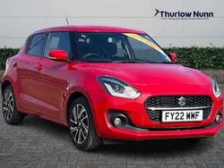 Red Used 2022 Suzuki Swift SZ5 Hatchback | £11,699 (Fair price)