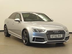 Silver Used 2016 Audi A4 S-Line Sedan | £13,498 (Fair price)
