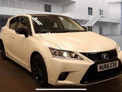 White/black Used 2016 Lexus CT200h Sport Line Hatchback | £12,995 (A bit pricey)
