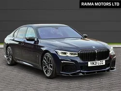 Blue Used 2021 BMW 750 M Sport Sedan | £43,000