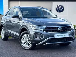 Grey Used 2024 VW T-Roc Life SUV | £21,990 (Fair price)