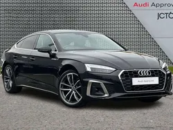 Black Used 2021 Audi A5 Sportback S-Line Hatchback | £27,711 (Fair price)