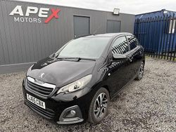 Black Used 2015 Peugeot 108 Allure Hatchback | £4,850 (Fair price)