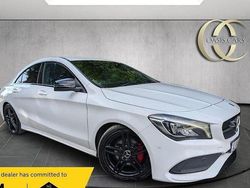 White Used 2017 Mercedes CLA180 AMG line Sedan | £16,275 (A bit pricey)