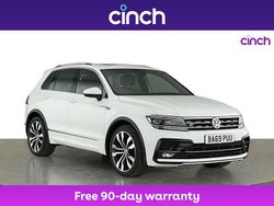 White Used 2019 VW Tiguan R-line SUV | £20,799 (Fair price)