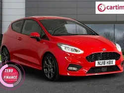Red Used 2018 Ford Fiesta ST-Line Hatchback | £7,990 (Fair price)