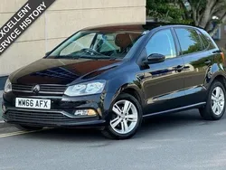 Black Used 2016 VW Polo Match Hatchback | £6,995 (Fair price)
