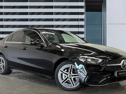 Black Used 2024 Mercedes C300e AMG line Sedan | £35,648 (Good price)