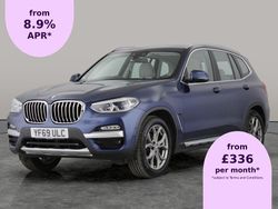 Blue Used 2019 BMW X3 xLine SUV | £22,227 (Super price)