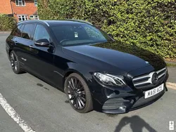 Black Used 2017 Mercedes E220 AMG Line Premium Estate | £18,990 (Fair price)