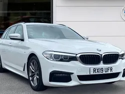 White Used 2019 BMW 520 M Sport Estate | £19,500 (Fair price)