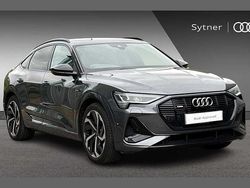 Grey Used 2023 Audi e-tron Sportback Black Edition SUV | £33,000