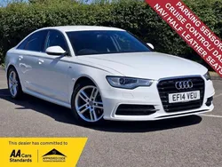 White Used 2014 Audi A6 S-Line Sedan | £8,450 (Good price)