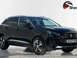 Nera black Used 2021 Peugeot 3008 Allure Premium SUV | £16,990 (Fair price)