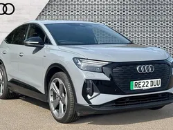 Grey Used 2022 Audi Q4 e-tron Advanced SUV | £33,991 (Expensive)