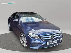 Blue Used 2016 Mercedes E220 AMG Line Premium Plus Sedan | £12,995 (Expensive)