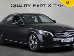 Black Used 2021 Mercedes C200 Sedan | £17,950 (Super price)
