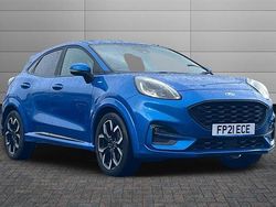 Blue Used 2021 Ford Puma ST-Line X Hatchback | £14,390 (Fair price)