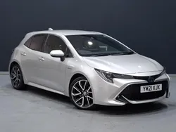 Silver Used 2021 Toyota Corolla Hatchback | £15,298 (A bit pricey)