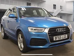 Blue Used 2015 Audi Q3 S-line plus SUV | £8,990 (Fair price)