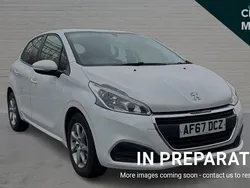 White Used 2017 Peugeot 208 Active Hatchback | £7,995 (A bit pricey)