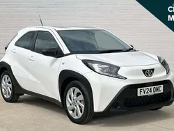 White Used 2024 Toyota Aygo PURE Hatchback | £12,791 (Fair price)