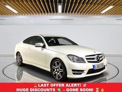 White Used 2012 Mercedes C250 AMG Coupe | £6,749 (Fair price)