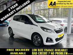 White Used 2021 Peugeot 108 Allure Hatchback | £10,095 (Fair price)