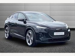 Black Used 2025 Audi Q4 Sportback e-tron Black Edition SUV | £37,395