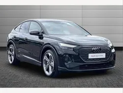 Black Used 2025 Audi Q4 Sportback e-tron Black Edition SUV | £38,995
