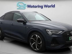 Used 2022 Audi e-tron Sportback Black Edition SUV | £27,900 (Fair price)