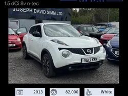 White Used 2013 Nissan Juke N-TEC SUV | £3,699 (Good price)