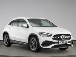 White Used 2022 Mercedes GLA180 AMG Line Premium SUV | £24,599 (Fair price)